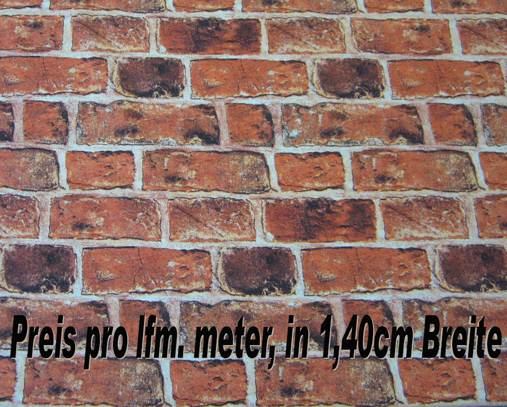 Stoffbahn "Brixx" (Backsteine)